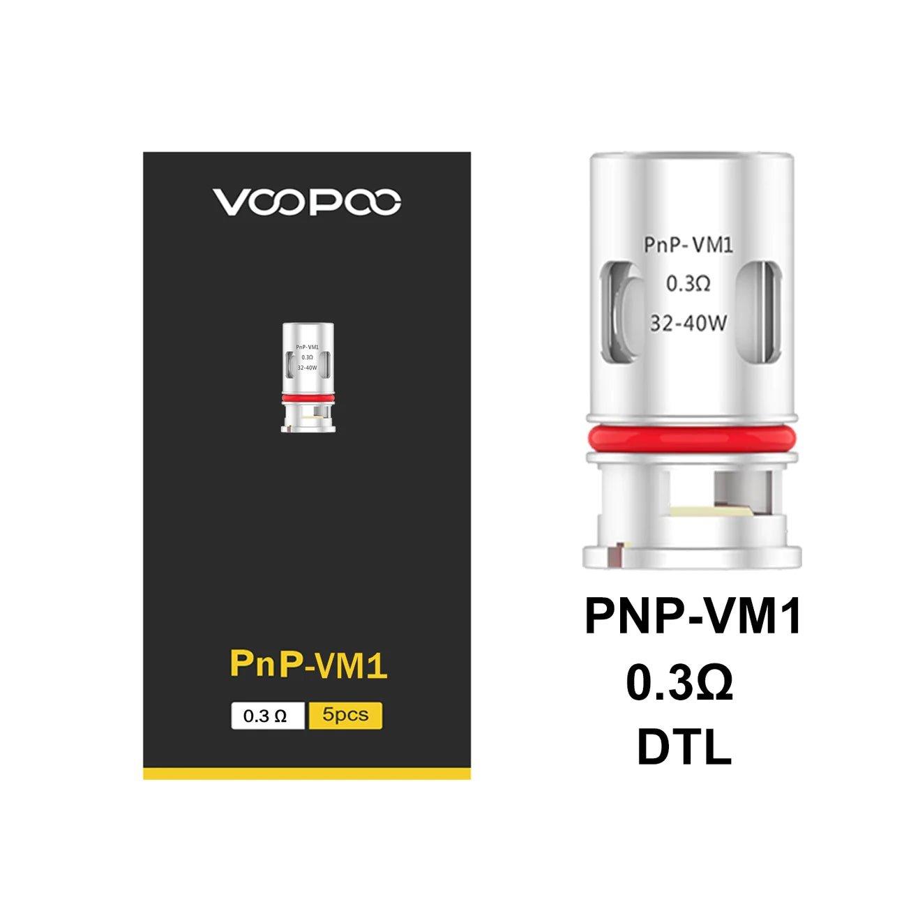 Voopoo PnP Replacement Coils - 5 Coils Per Pack