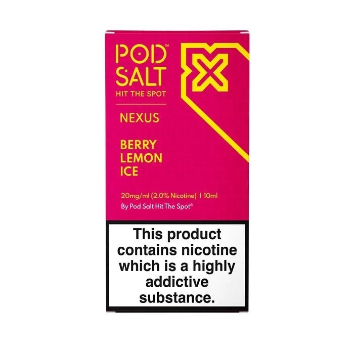 Pod Salt Nexus Berry Lemon Ice Nicotine Salt E-Liquid 10ml