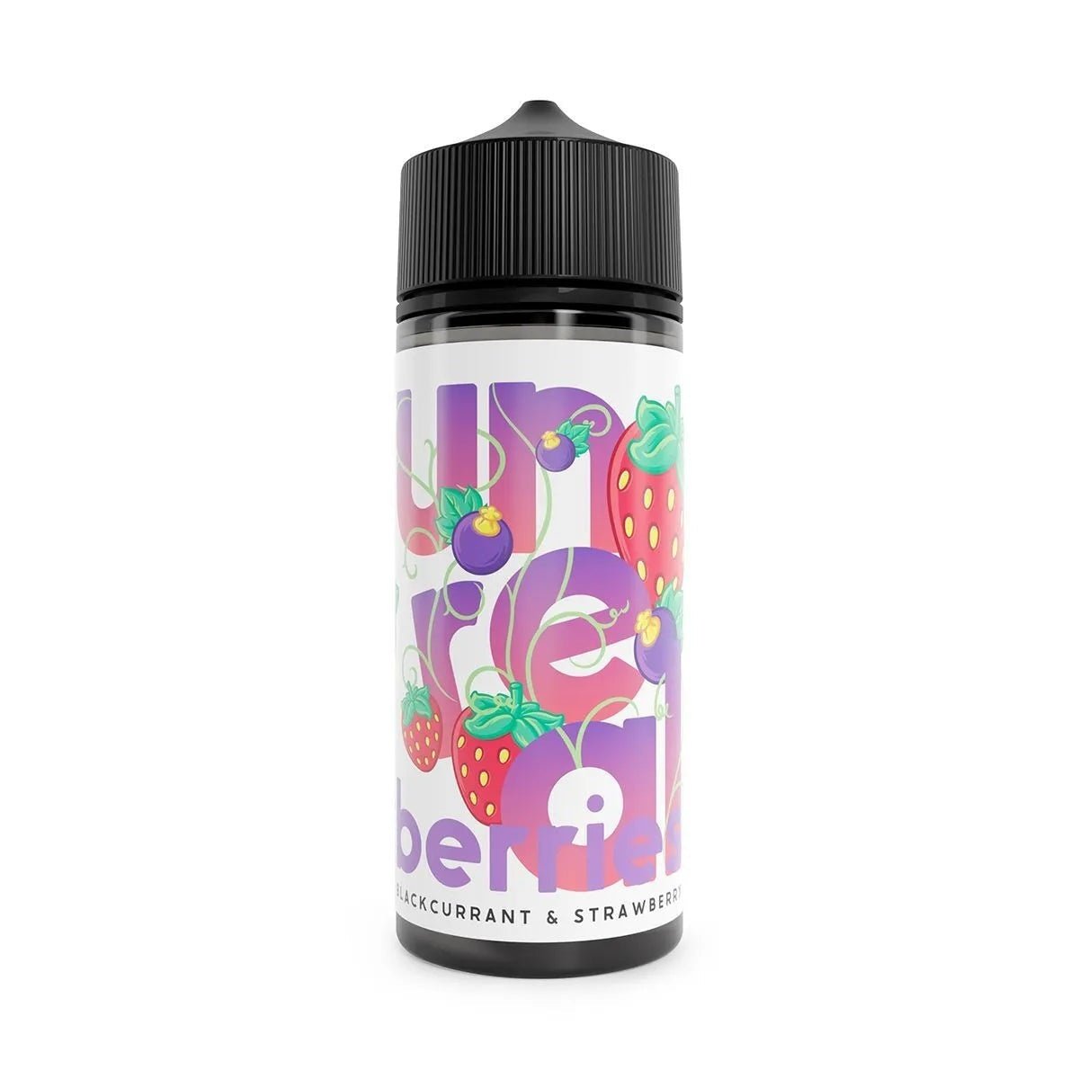 Unreal Berries Blackcurrant &amp; Strawberry Shortfill E-Liquid 100ml