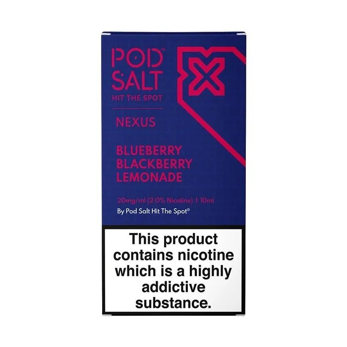 Pod Salt Nexus Blueberry Blackberry Lemonade Nicotine Salt E-Liquid 10ml