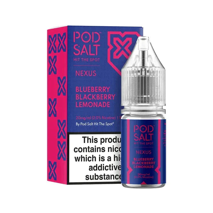 Pod Salt Nexus Blueberry Blackberry Lemonade Nicotine Salt E-Liquid 10ml