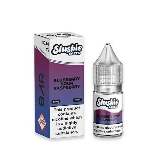 Slushie Salts Bar Blueberry Sour Raspberry Nic Salt E-Liquid 10ml