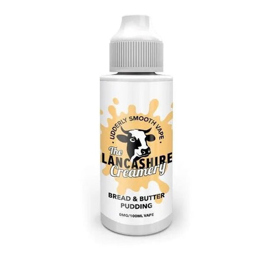 The Lancashire Creamery Bread &amp; Butter Pudding Shortfill E-Liquid 100ml