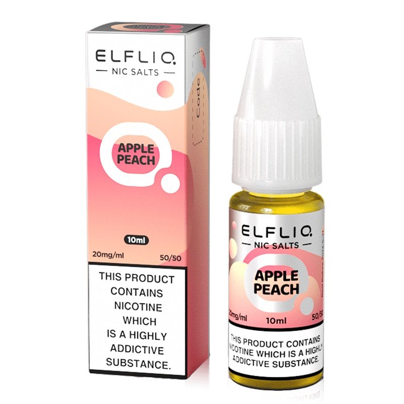 Elfliq Apple Peach Nic Salt E-Liquid 10ml