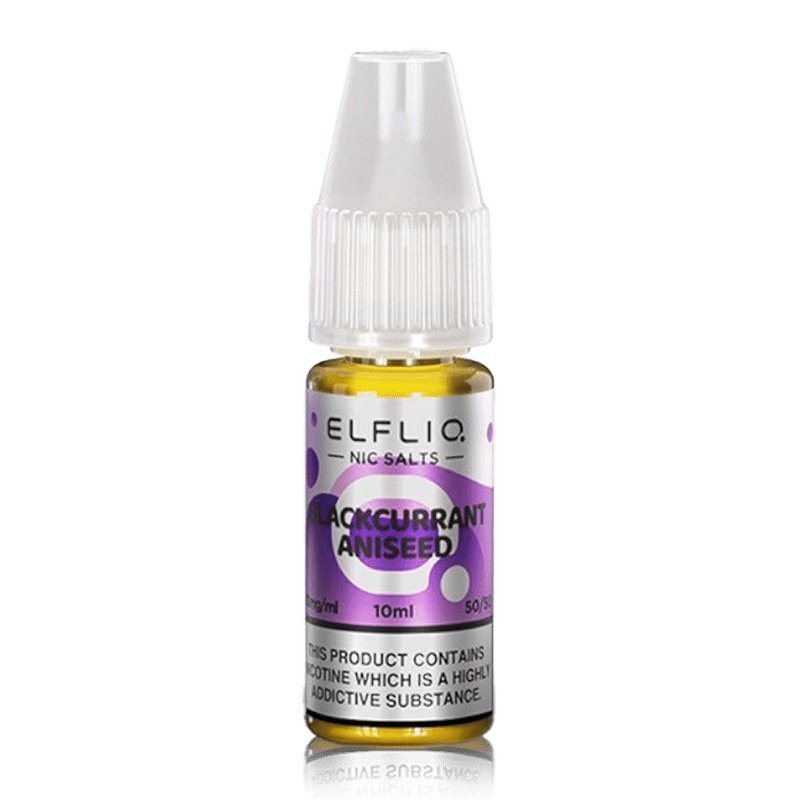 Elfliq Blackcurrant Aniseed Nic Salt E-Liquid 10ml