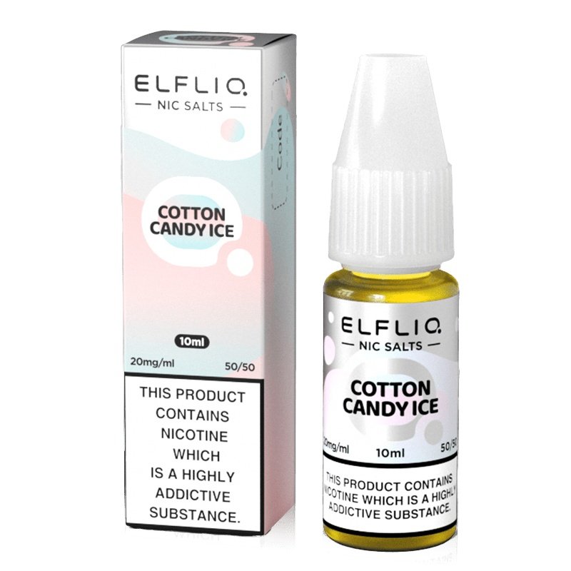 Elfliq Cotton Candy Ice Nic Salt E-Liquid 10ml