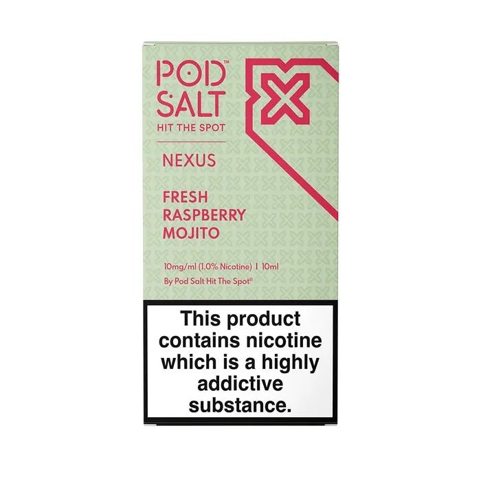 Pod Salt Nexus Fresh Raspberry Mojito Nicotine Salt E-Liquid 10ml