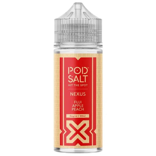 Pod Salt Nexus Fuji Apple Peach Fuji Blend Shortfill E-Liquid 100ml