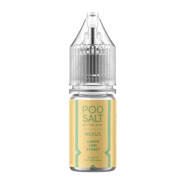 Pod Salt Nexus Lemon Lime Sorbet Nicotine Salt E-Liquid 10ml
