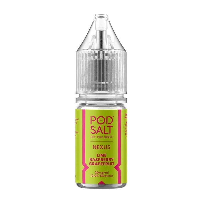 Pod Salt Nexus Lime Raspberry Grapefruit Nicotine Salt E-Liquid 10ml