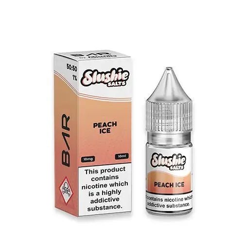 Slushie Salts Bar Peach Ice Nic Salt E-Liquid 10ml