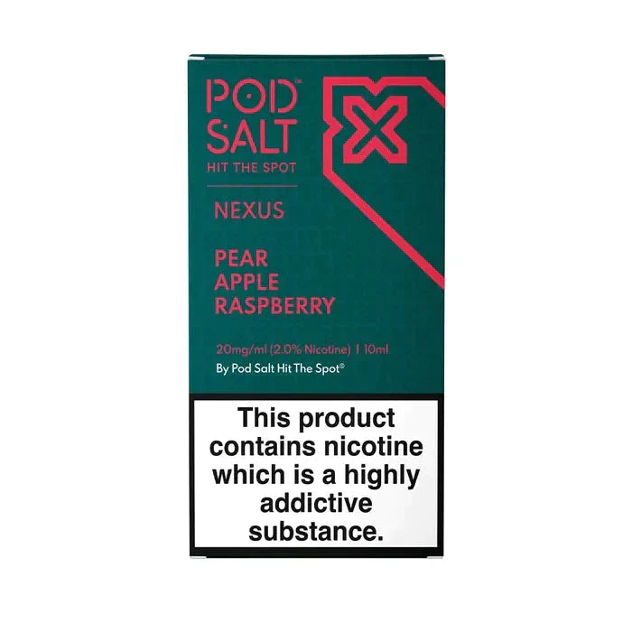 Pod Salt Nexus Pear Apple Raspberry Nicotine Salt E-Liquid 10ml