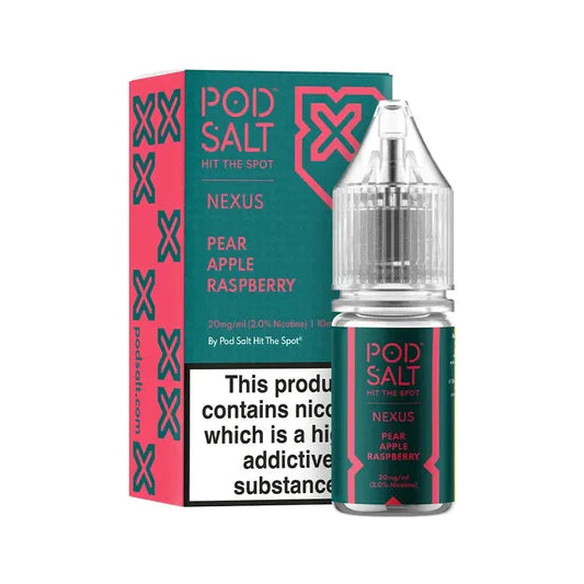 Pod Salt Nexus Pear Apple Raspberry Nicotine Salt E-Liquid 10ml