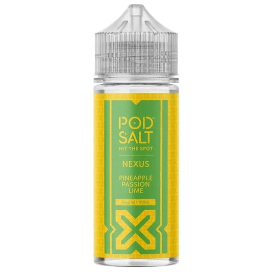 Pod Salt Nexus Pineapple Passion Lime Shortfill E-Liquid 100ml