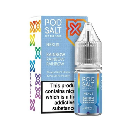 Pod Salt Nexus Rainbow Nicotine Salt E-Liquid 10ml