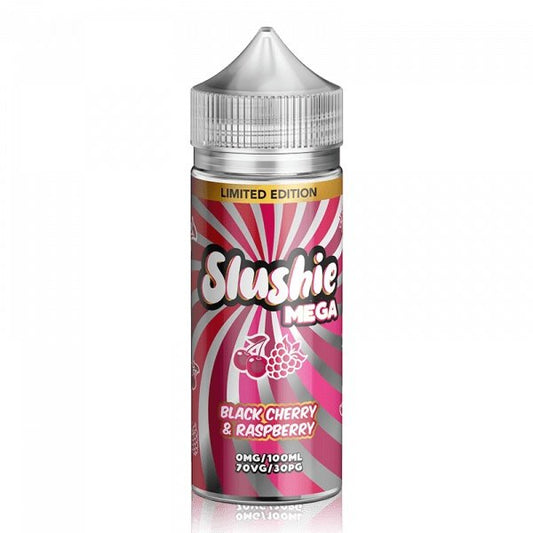 Slushie Mega Black Cherry Raspberry Shortfill E-Liquid 100ml