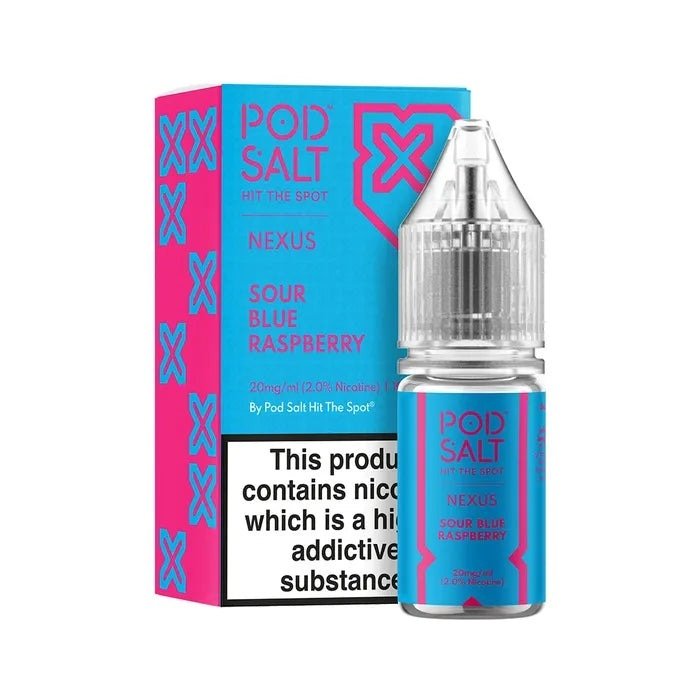 Pod Salt Nexus Sour Blue Raspberry Nicotine Salt E-Liquid 10ml