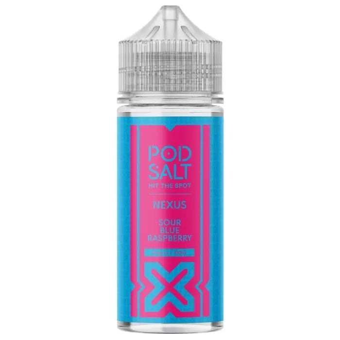 Pod Salt Nexus Sour Blue Raspberry Shortfill E-Liquid 100ml