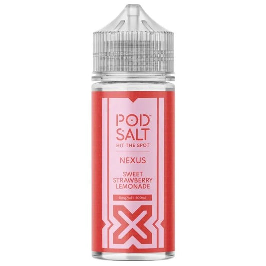 Pod Salt Nexus Sweet Strawberry Lemonade Shortfill E-Liquid 100ml