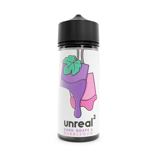 Unreal 2 Dark Grape &amp; Bubblegum Shortfill E-Liquid 100ml