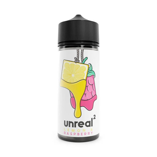 Unreal 2 Lemon &amp; Raspberry Shortfill E-Liquid 100ml