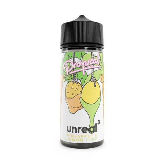 Unreal 3 Pineapple Lemon &amp; Lime Shortfill E-Liquid 100ml