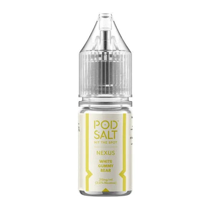 Pod Salt Nexus White Gummy Bear Nicotine Salt E-Liquid 10ml